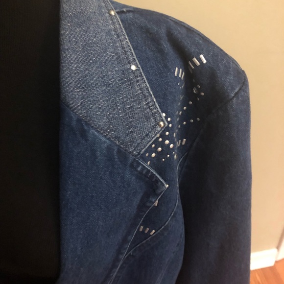 City Girl Sport Blue Jean Suit Jacket &Skirt - Picture 2 of 8